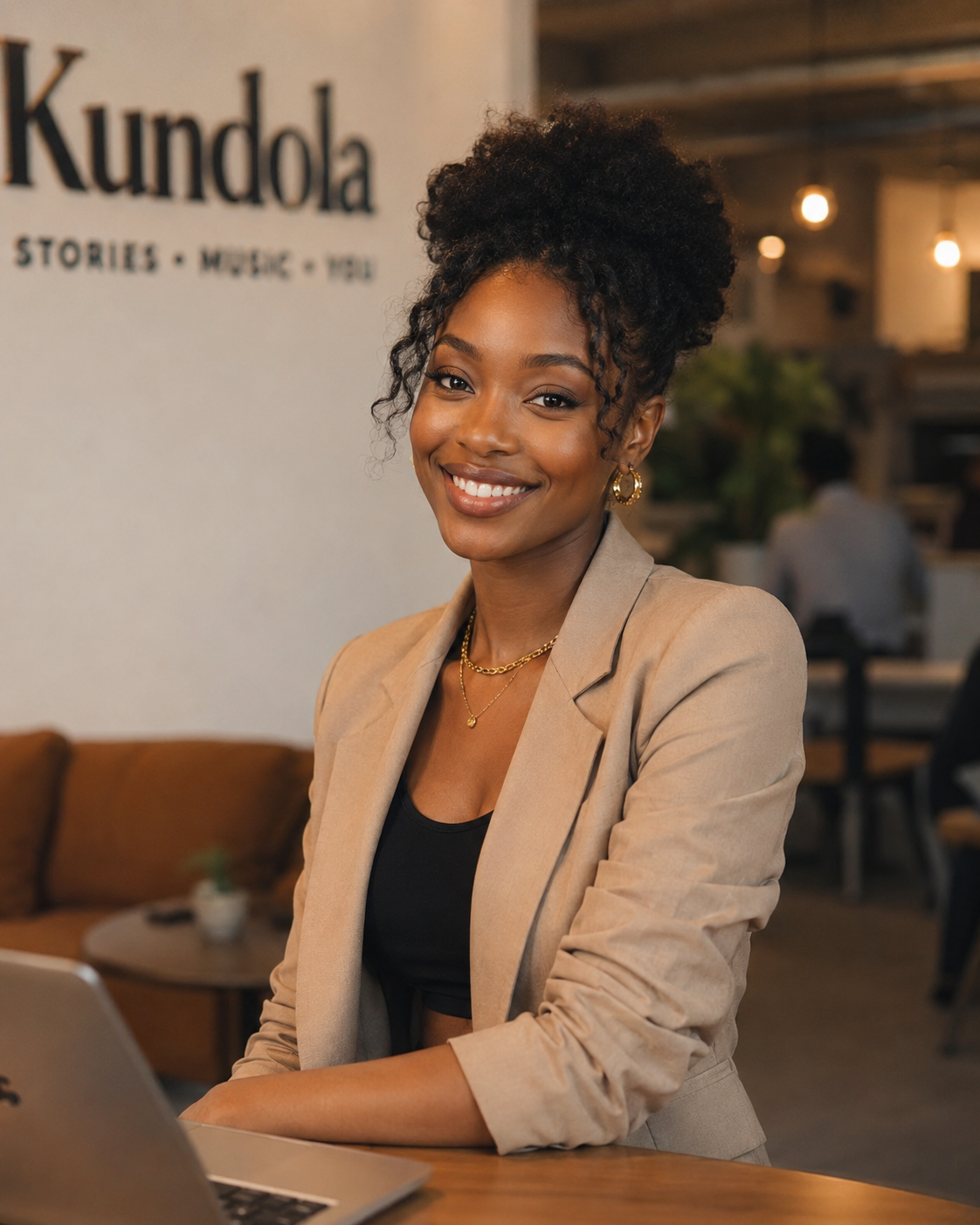 Portrait de Maïsha Kalombo, chargée marketing chez Kundola